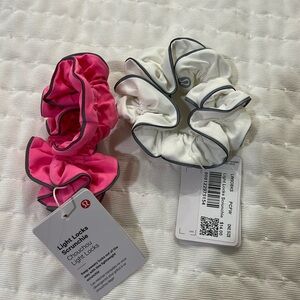 Lululemon 2 light locks scrunchies